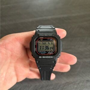 Casio G-Shock GWM5610-1 Men's Solar Black Resin Sport